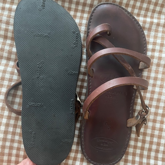 Piper Handmade Leather Sandals - Picture 1 of 6